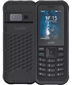 sonim xp100 4g schwarz vorne