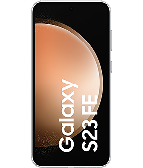 Samsung Galaxy S23 FE cream vorne