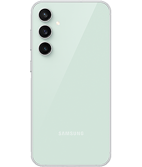 Samsung Galaxy S23 FE mint hinten
