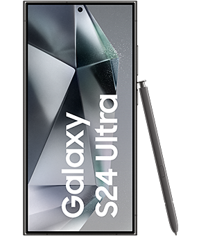 Samsung Galaxy S24 Ultra Titanium Black vorne