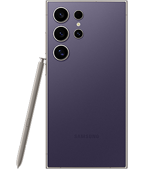 Samsung Galaxy S24 Ultra Titanium Violet hinten