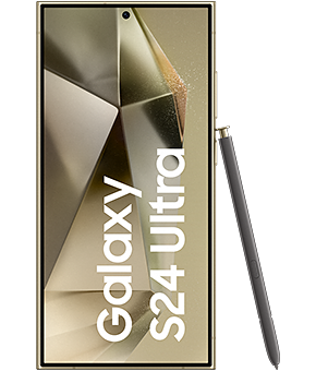 Samsung Galaxy S24 Ultra Titanium Yellow vorne