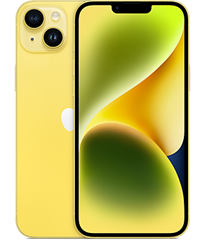apple iphone 14 plus gelb vorne