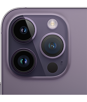 apple iphone 14 pro max dunkellila hinten