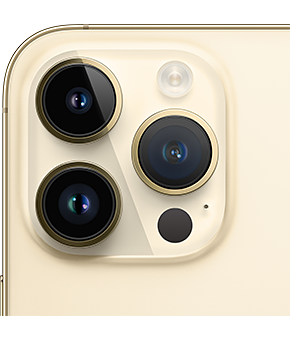 apple iphone 14 pro max gold hinten