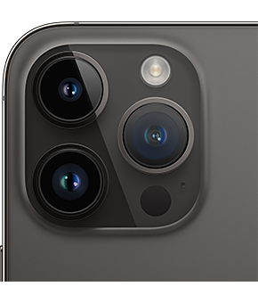 apple iphone 14 pro max space schwarz hinten