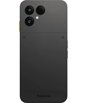 fairphone 6 black hinten