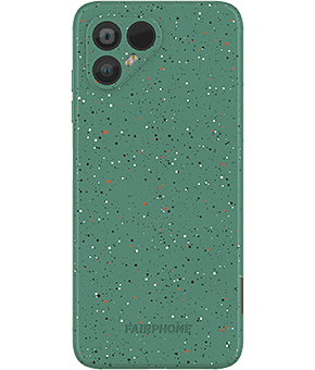 fairphone4 5g green speckled hinten