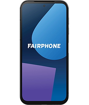fairphone5 schwarz vorne
