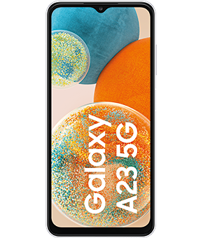 samsung galaxy a23 5g white vorne