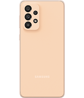 samsung galaxy a33 5g awesome peach hinten  1