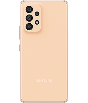 samsung galaxy a53 5g awesome peach hinten  1