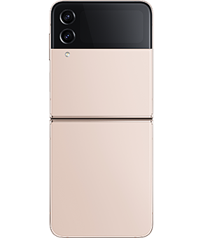 samsung galaxy z flip4 pink gold hinten