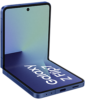 samsung galaxy z flip7 blue shadow vorne