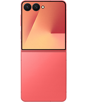 samsung galaxy z flip7 coralred hinten