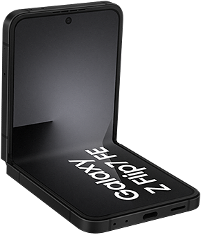 samsung galaxy z flip7 fe black vorne