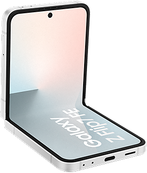samsung galaxy z flip7 fe white vorne