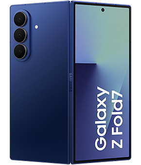 samsung galaxy z fold7 blue shadow hinten
