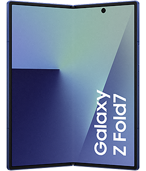 samsung galaxy z fold7 blue shadow vorne